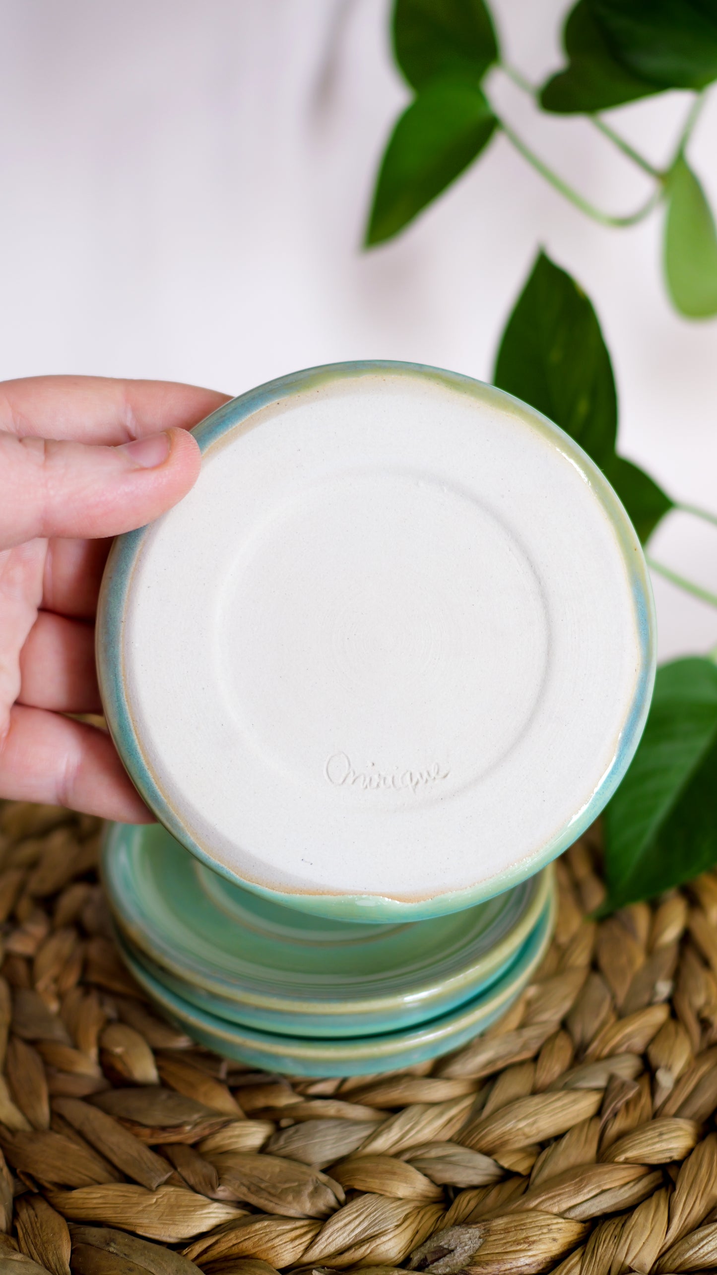 Sous-tasse Lagon variante A