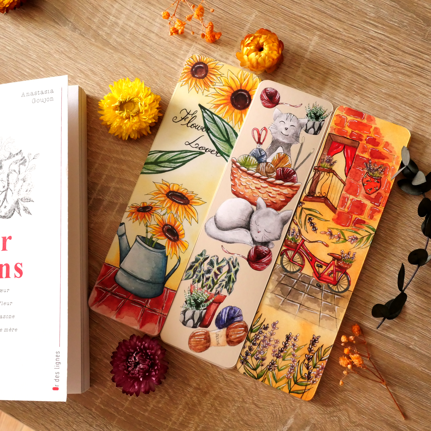 Lot de 3 Marque-pages N°5