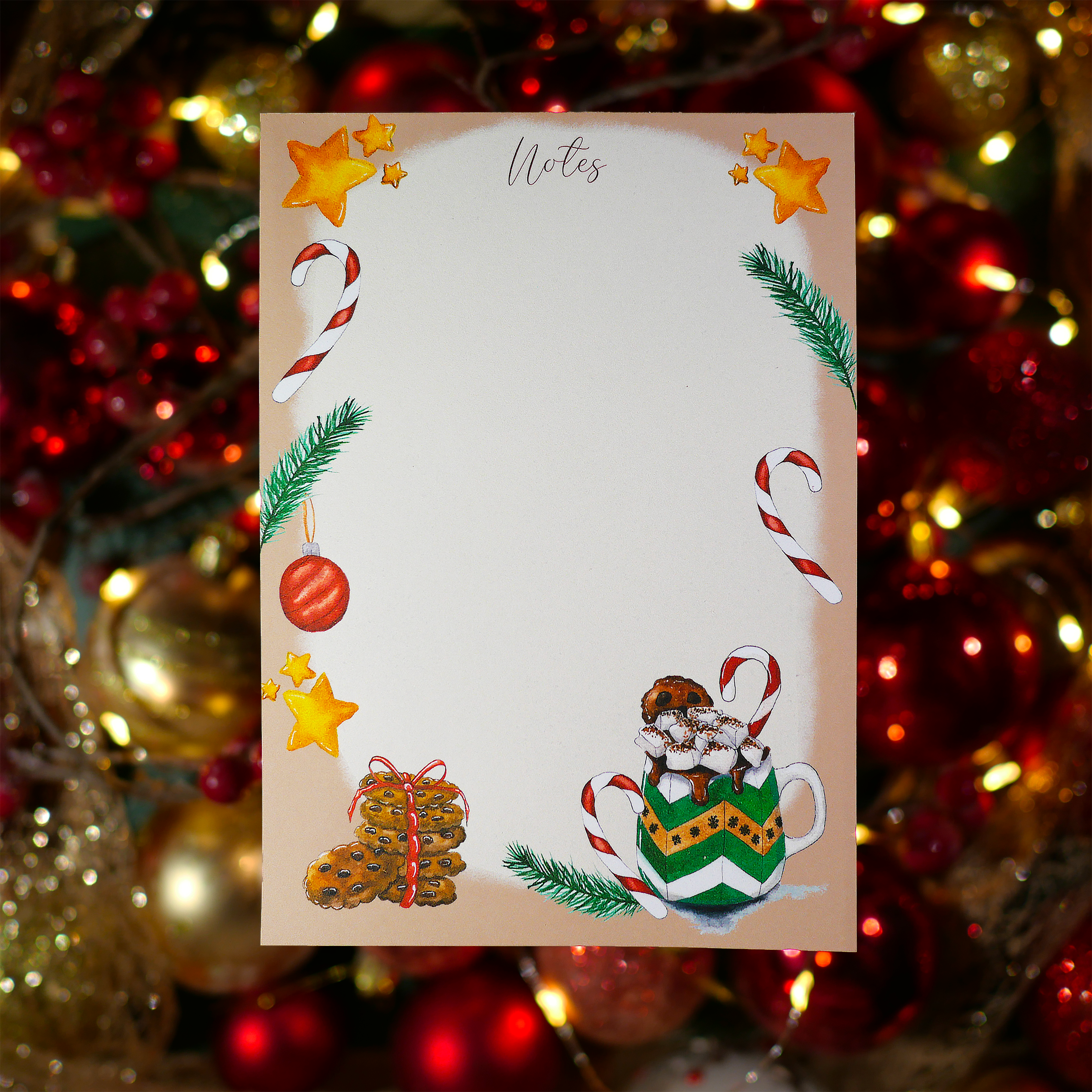 Bloc-notes Noël sucré