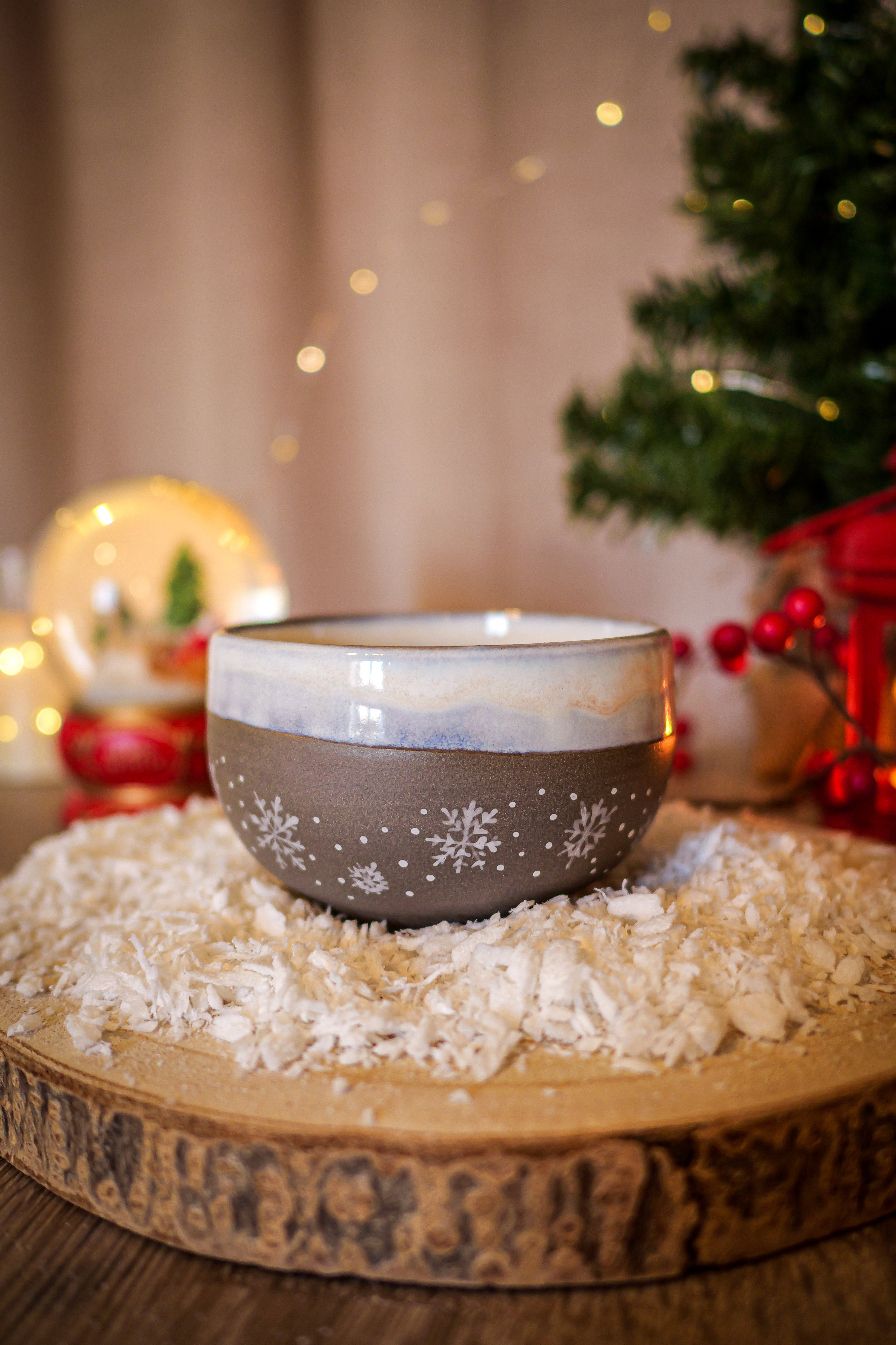 Bol Flocon émail brillant