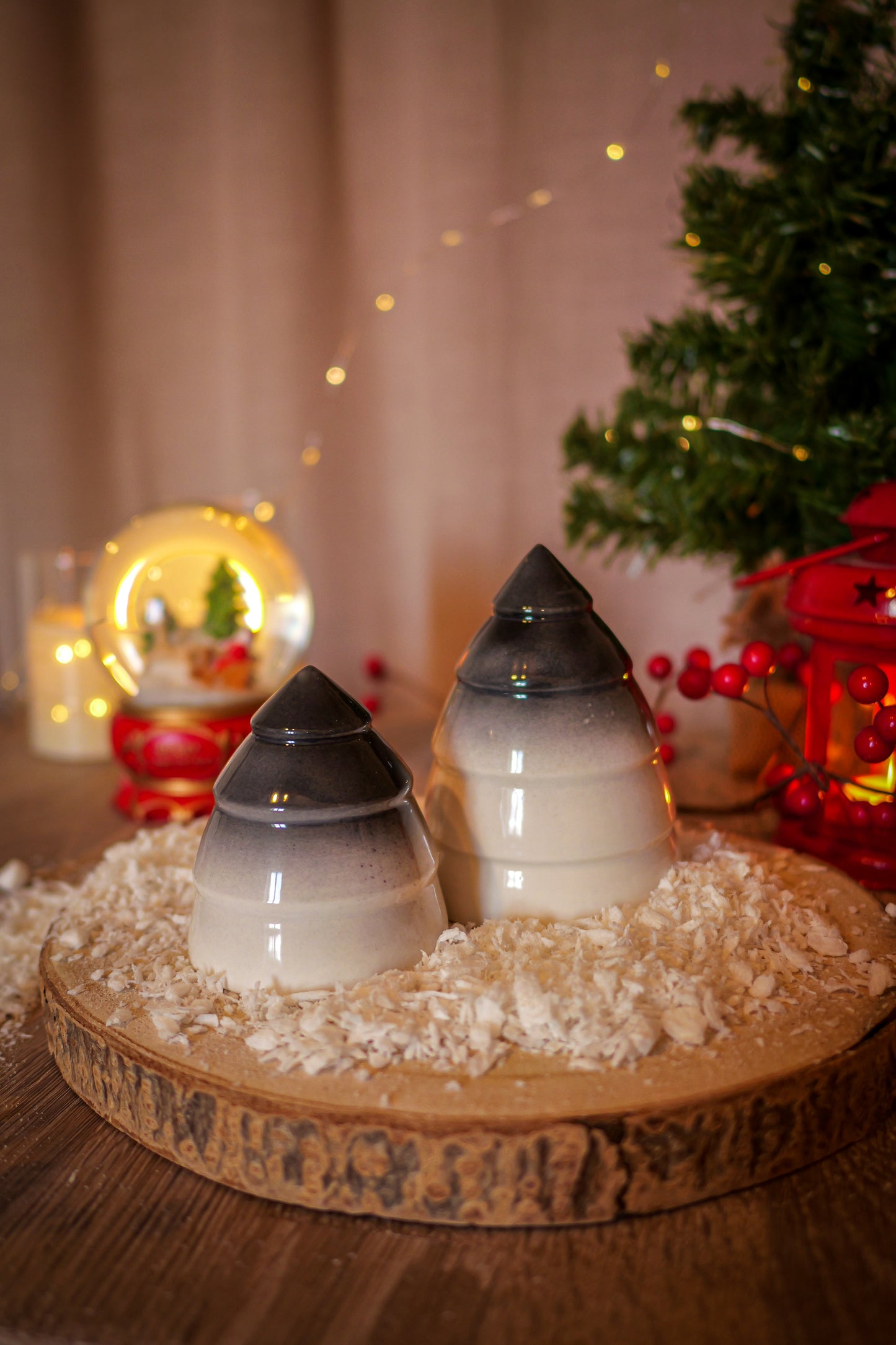 Sapin en porcelaine ombré