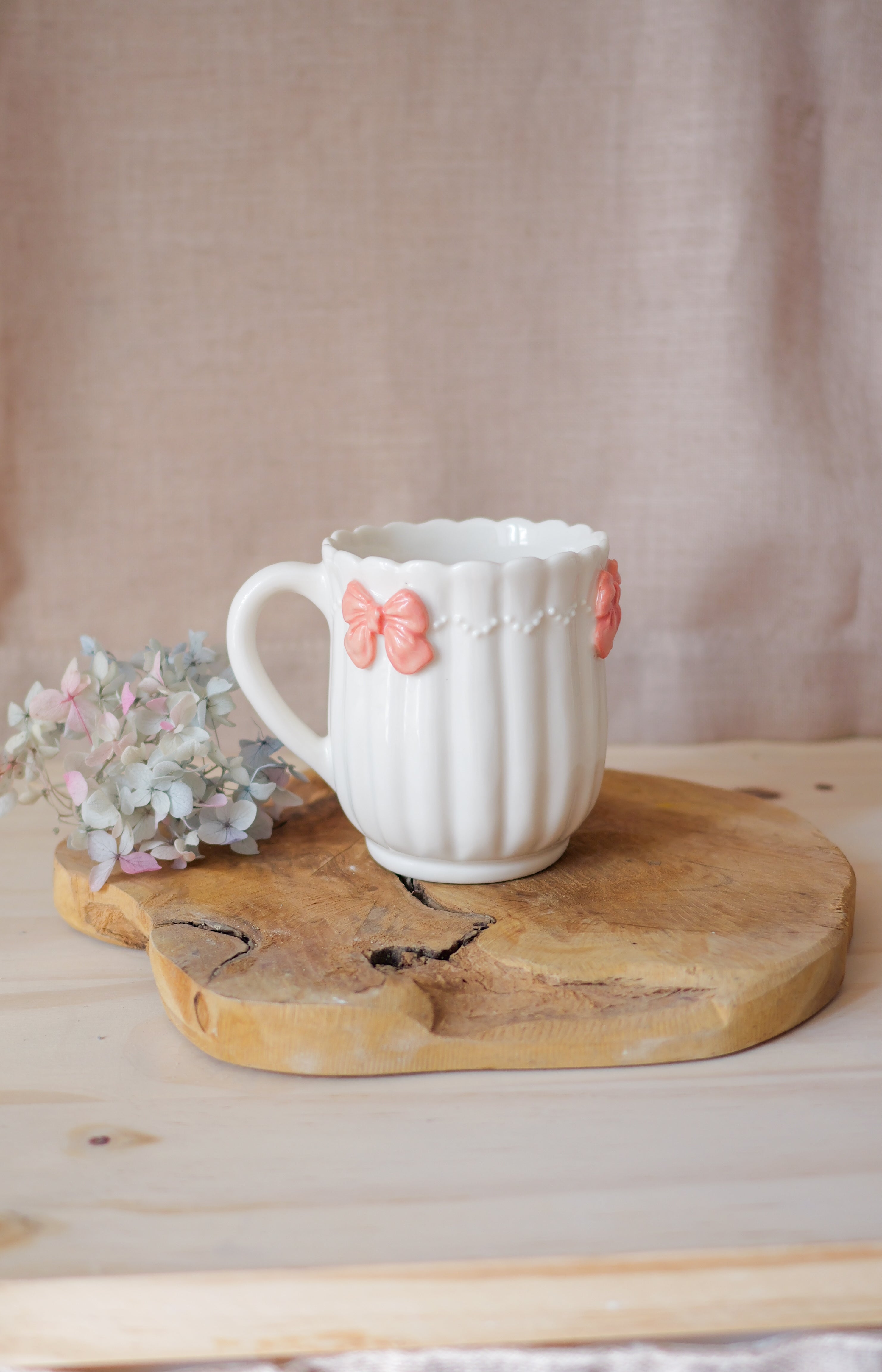 Tasse Nœuds rose