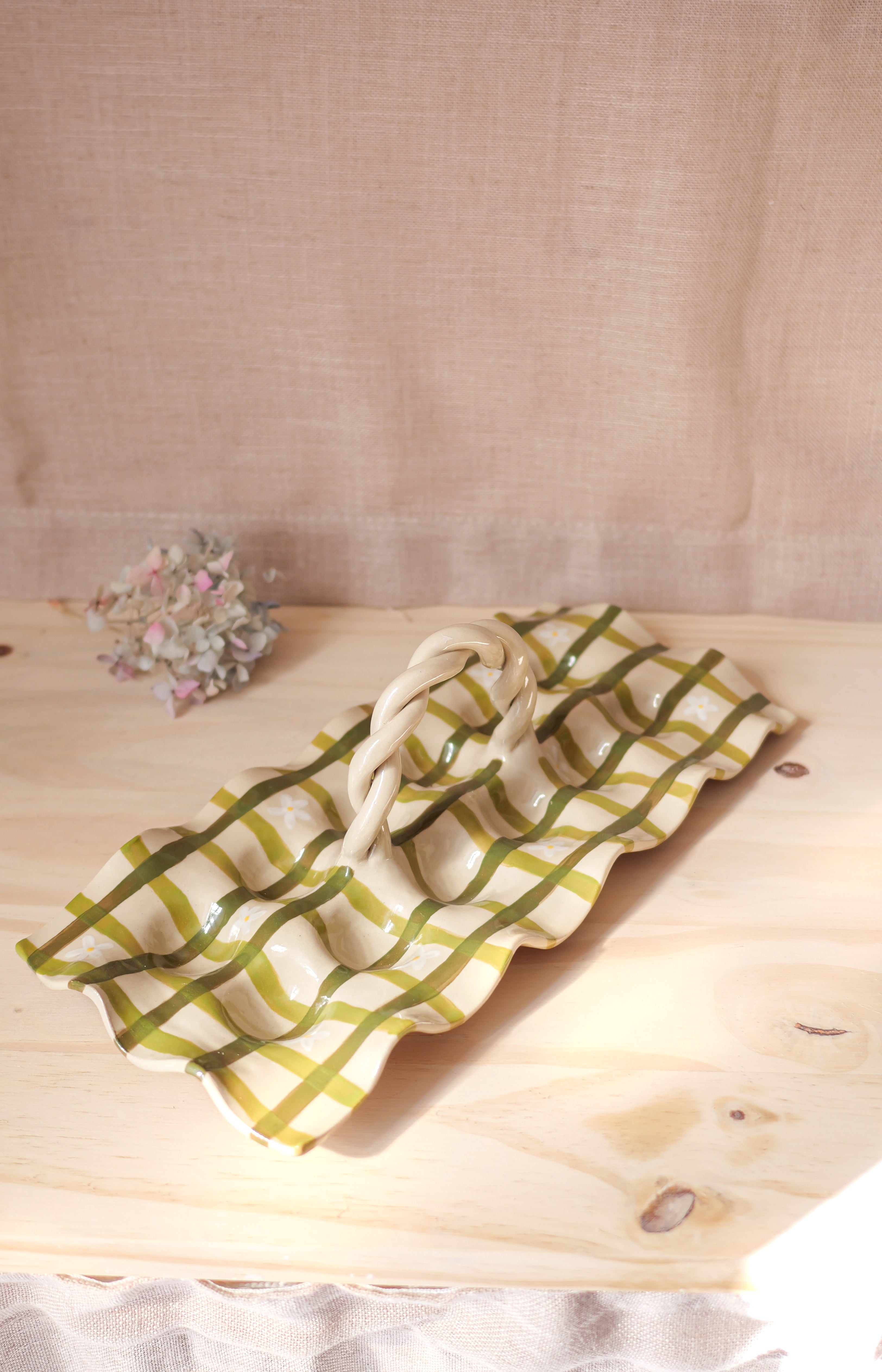 Porte-oeufs vert
