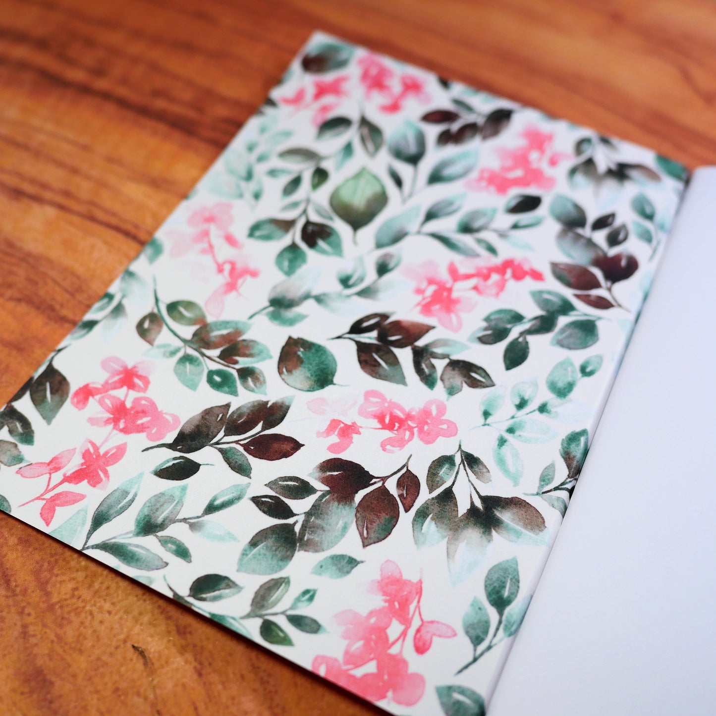 Carnet watercolor petals
