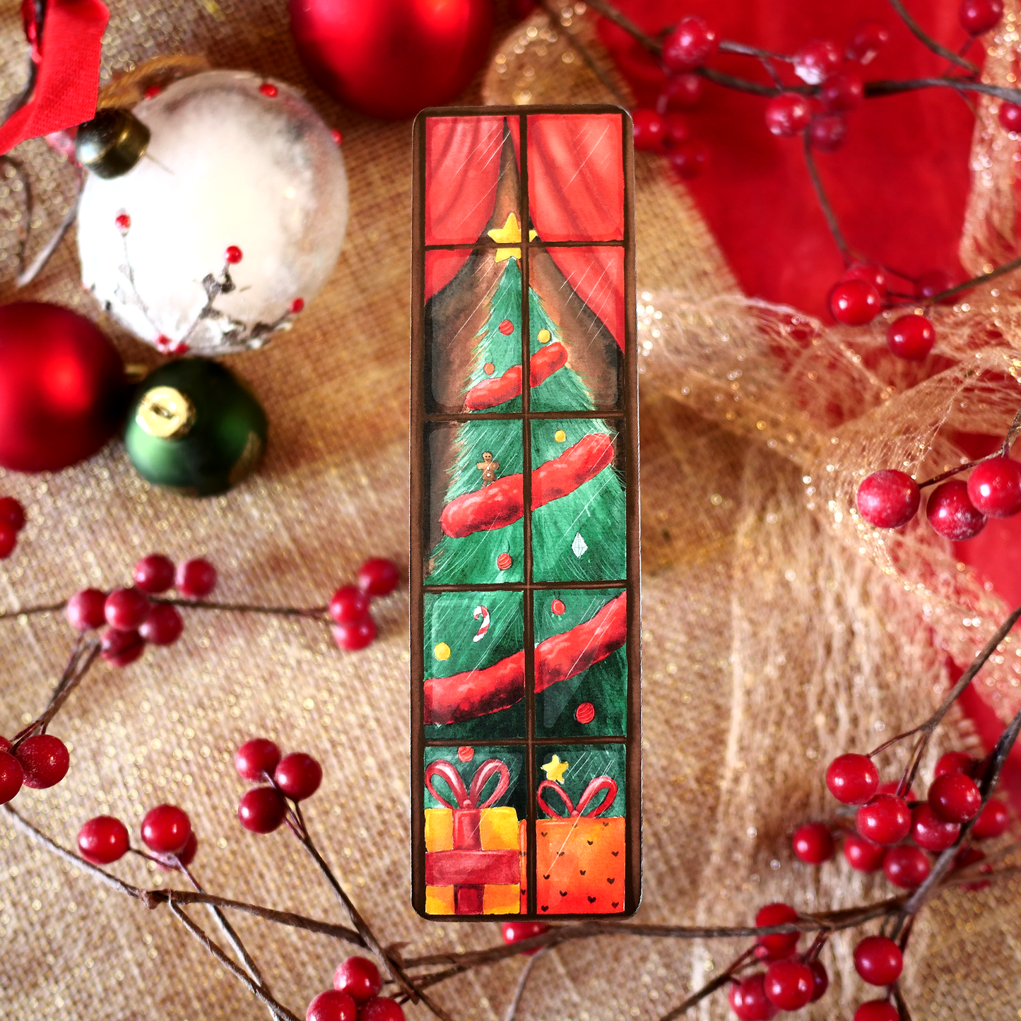 Marque-page Christmas tree