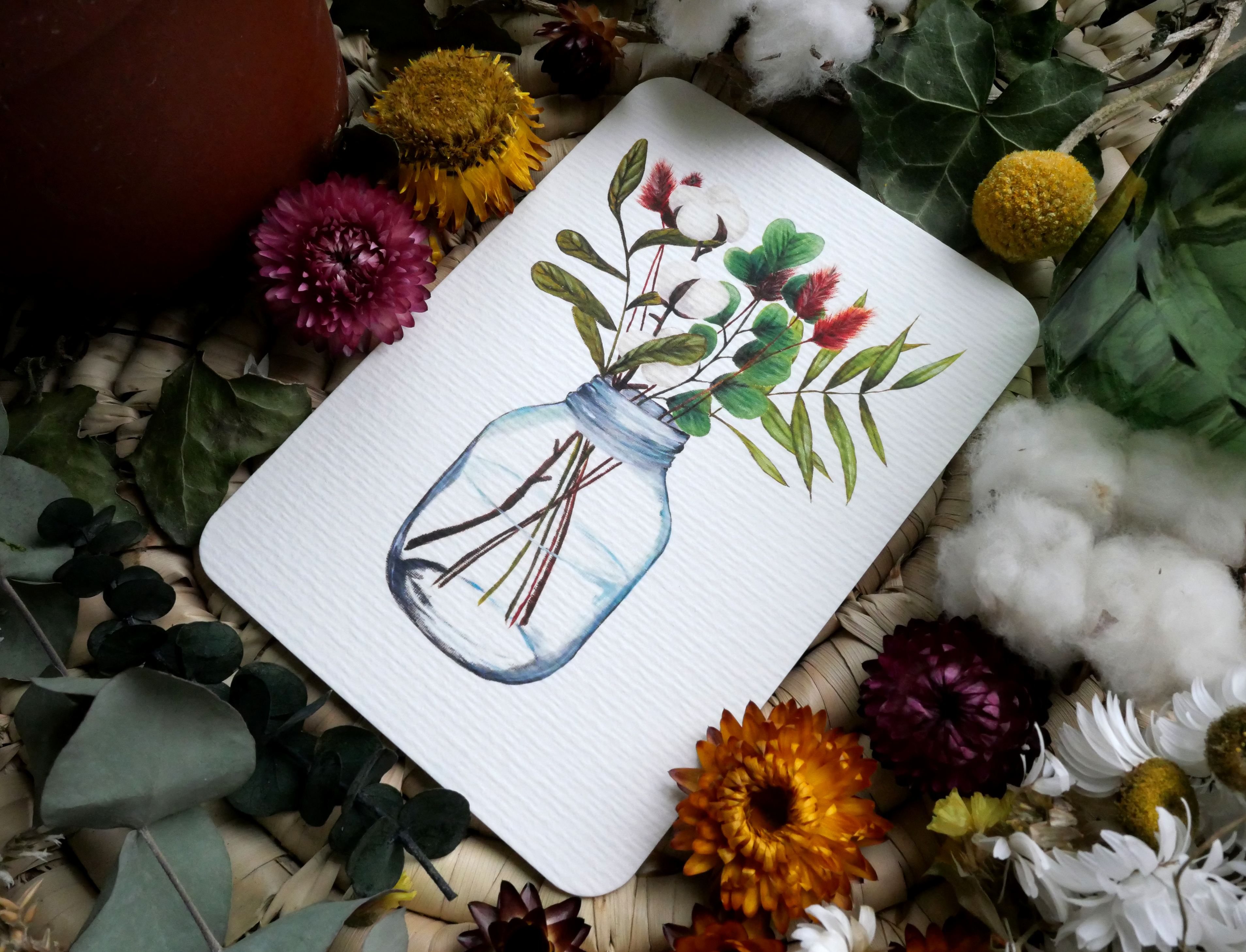 Carte Bouquet d'Automne Sans texte