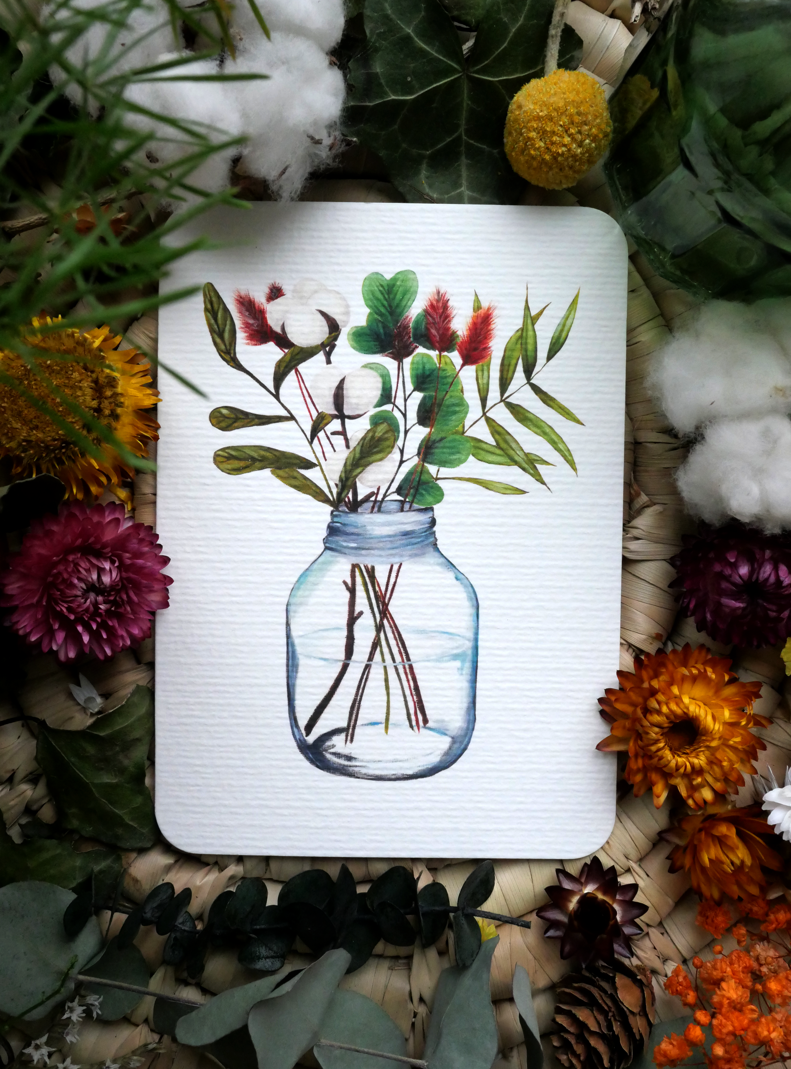 Carte Bouquet d'Automne Sans texte