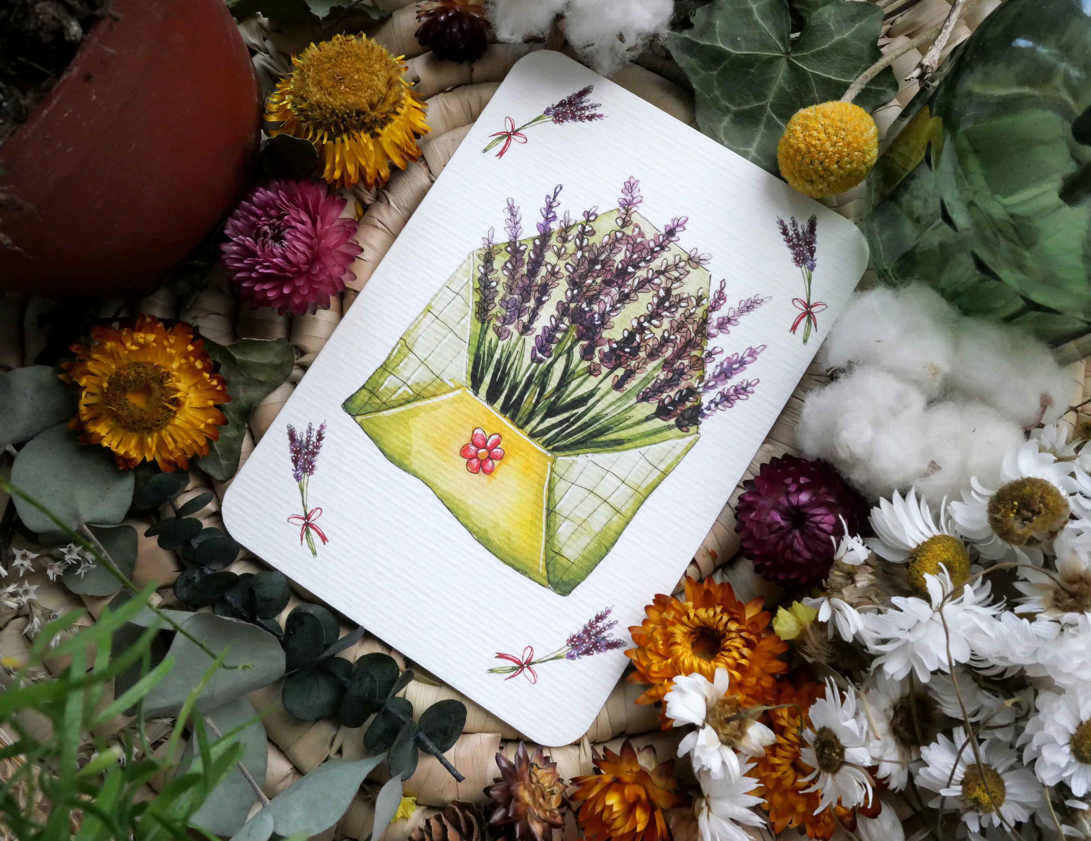 Carte Lavande Sans texte