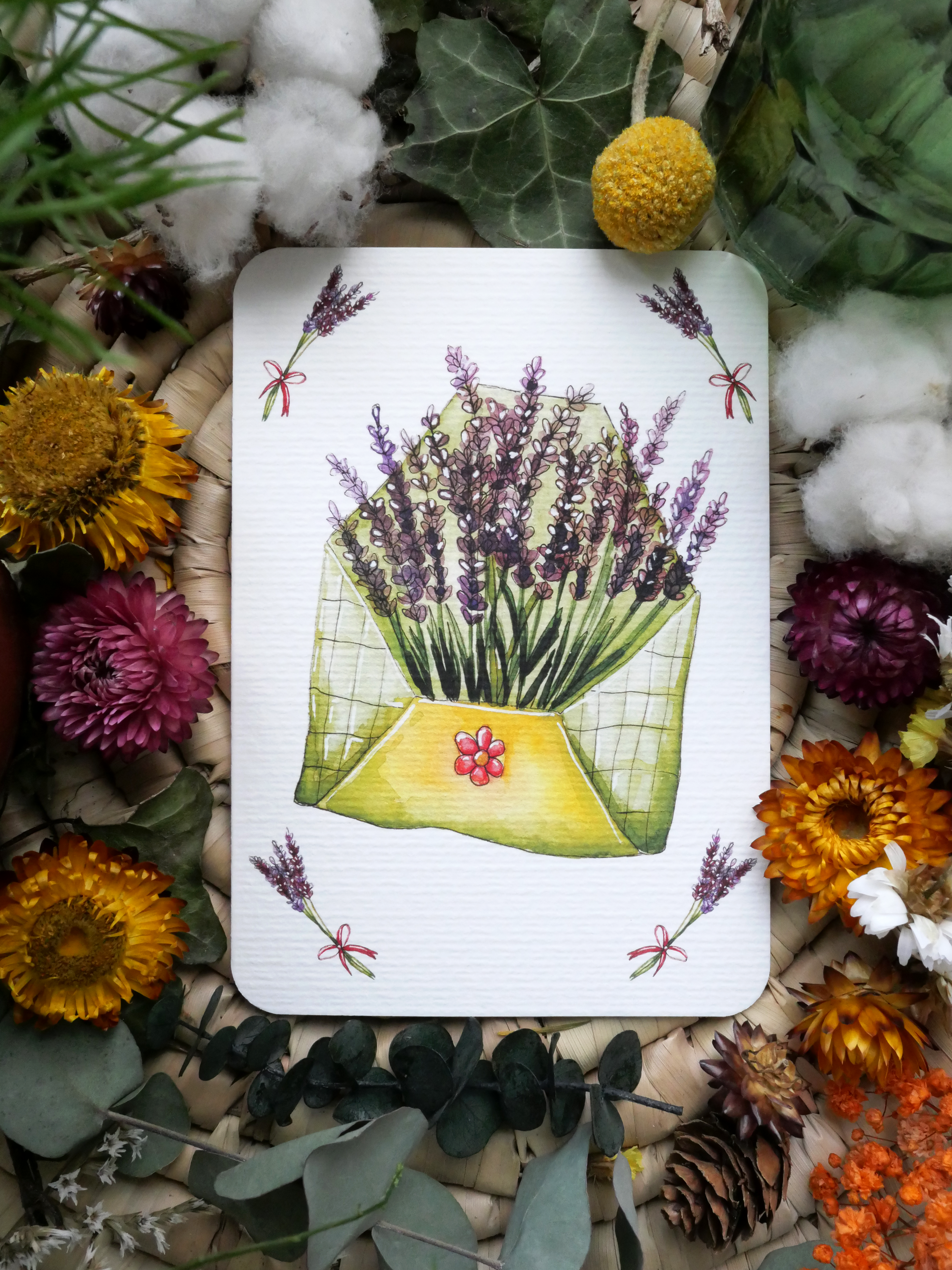 Carte Lavande Sans texte