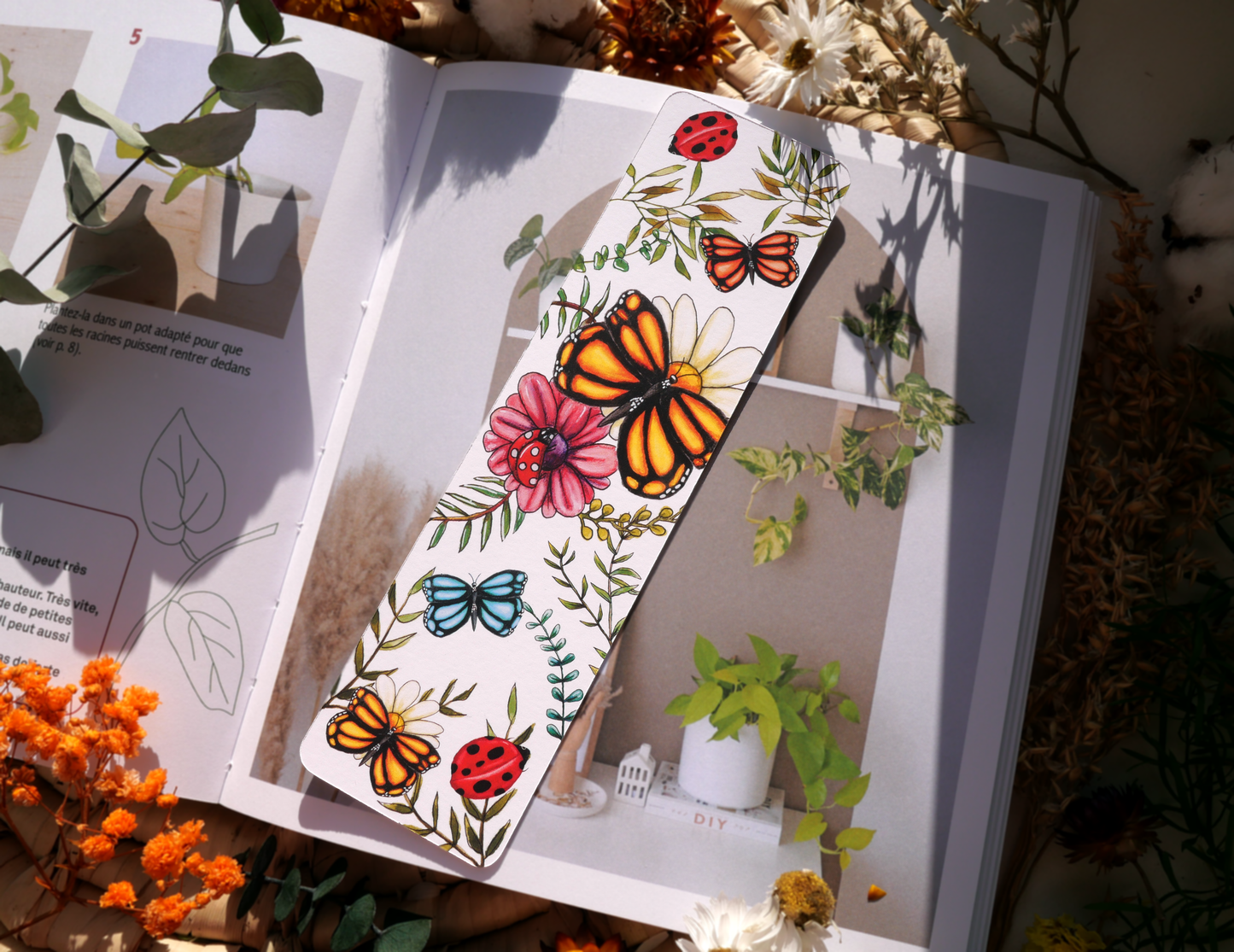 Marque-page Papillons