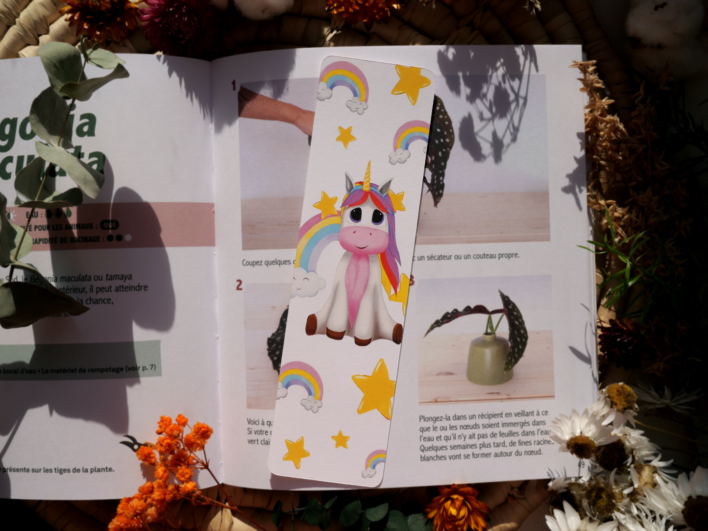 Marque-page Licorne
