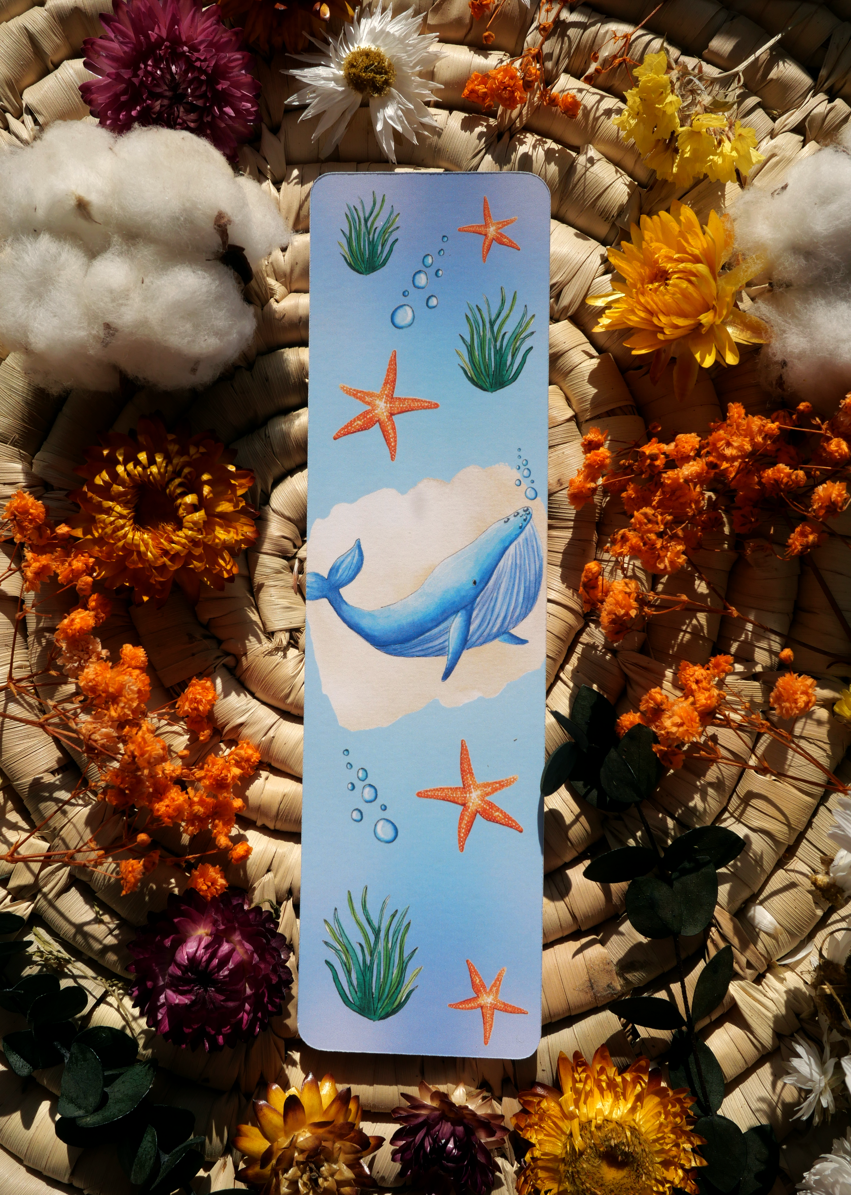 Marque-page Baleine