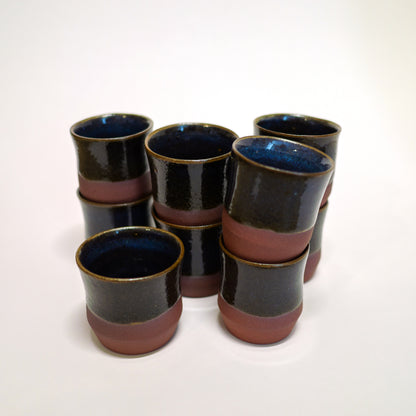 Tasse à expresso Lagon version bleu foncé