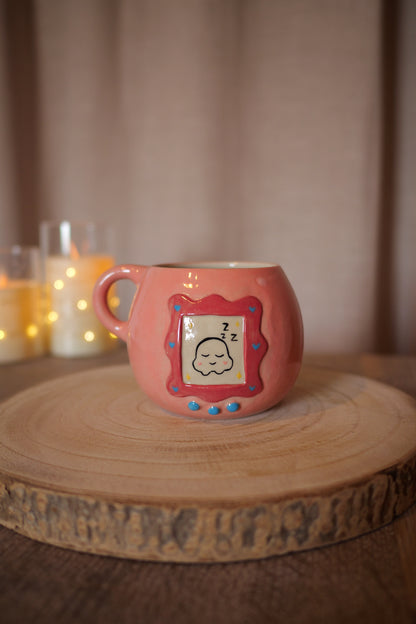 Claytober - Mug tamagotchi