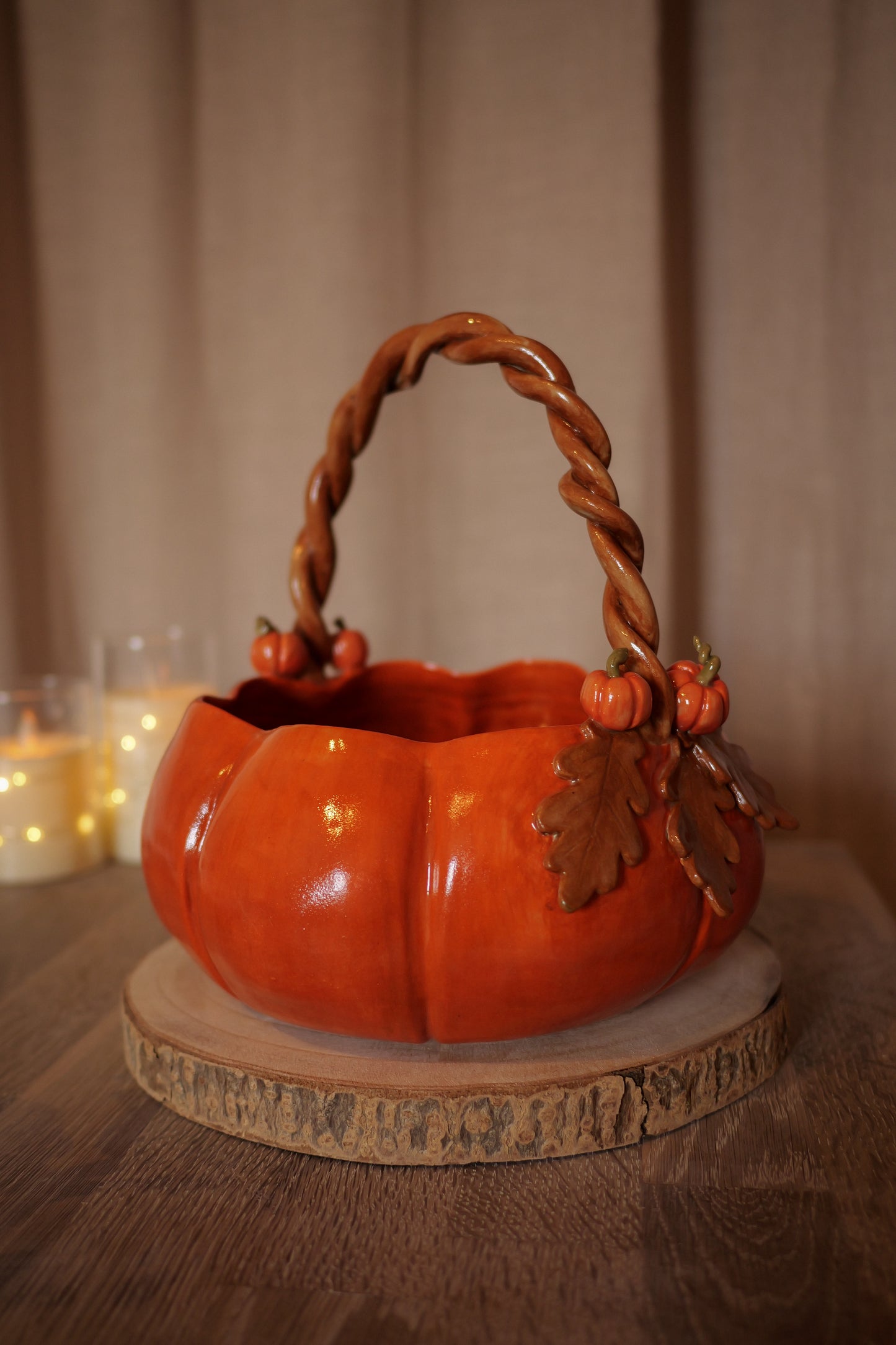 Claytober - Panier citrouille