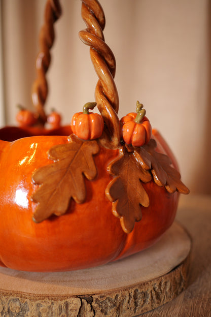 Claytober - Panier citrouille