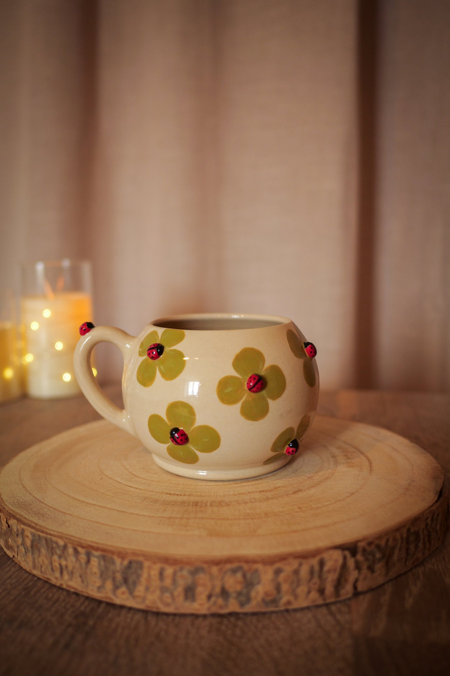 Claytober - Mug coccinelle