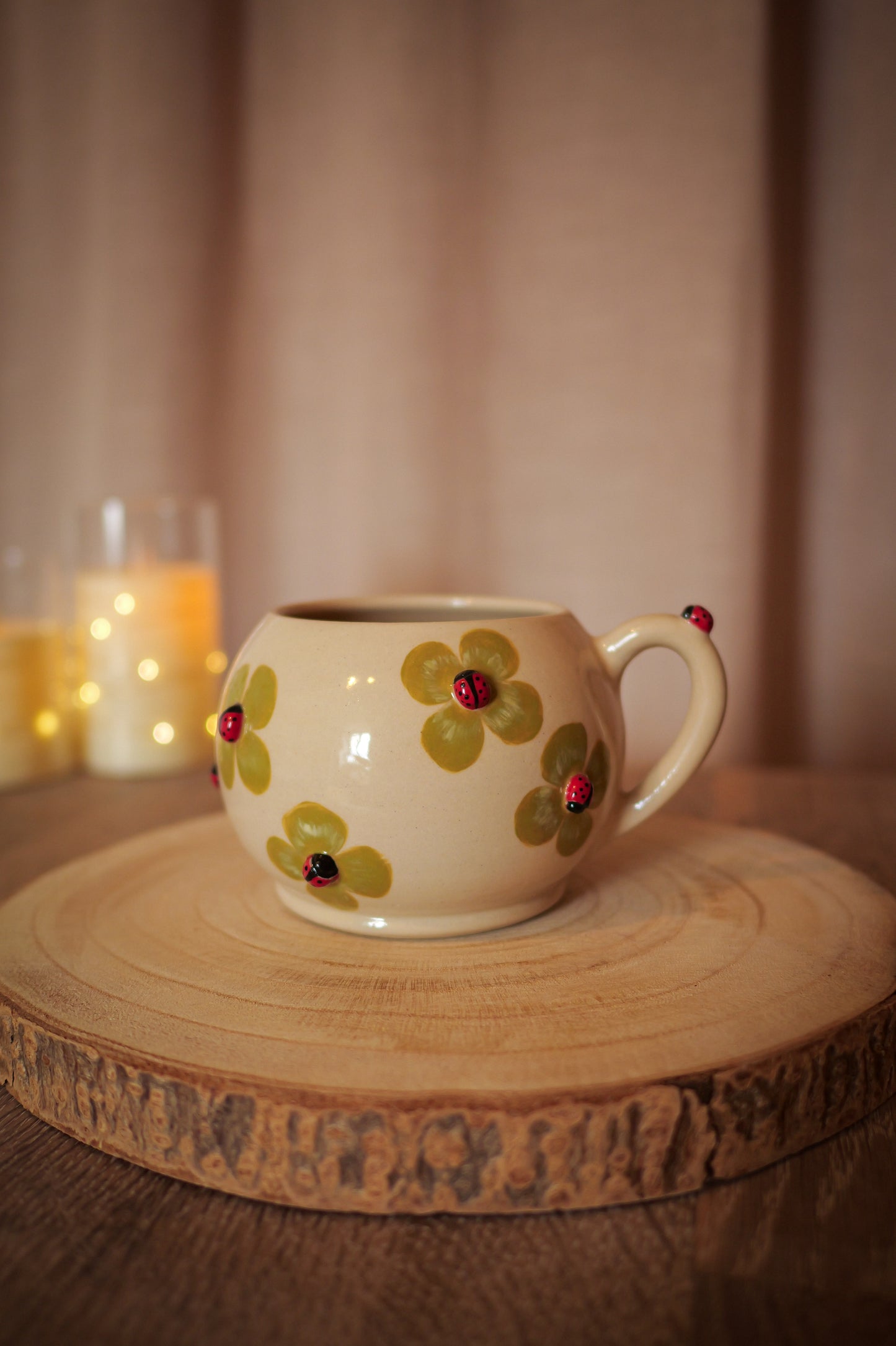 Claytober - Mug coccinelle
