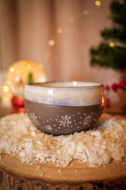 Bol Flocon émail brillant