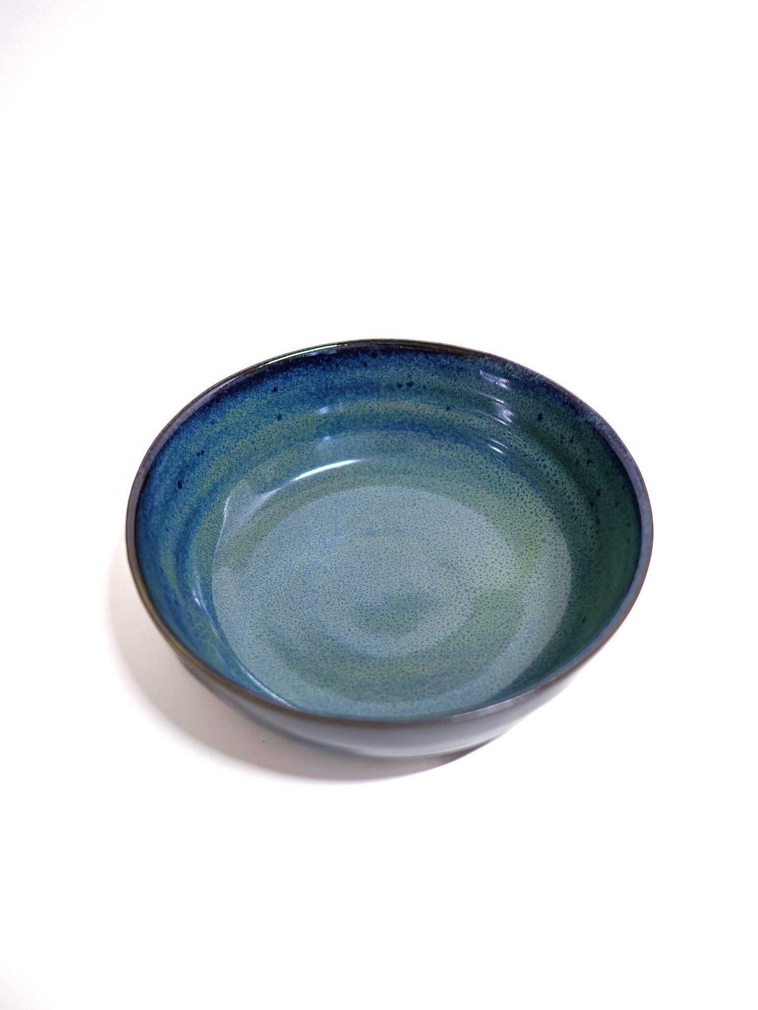 Assiette creuse bleu