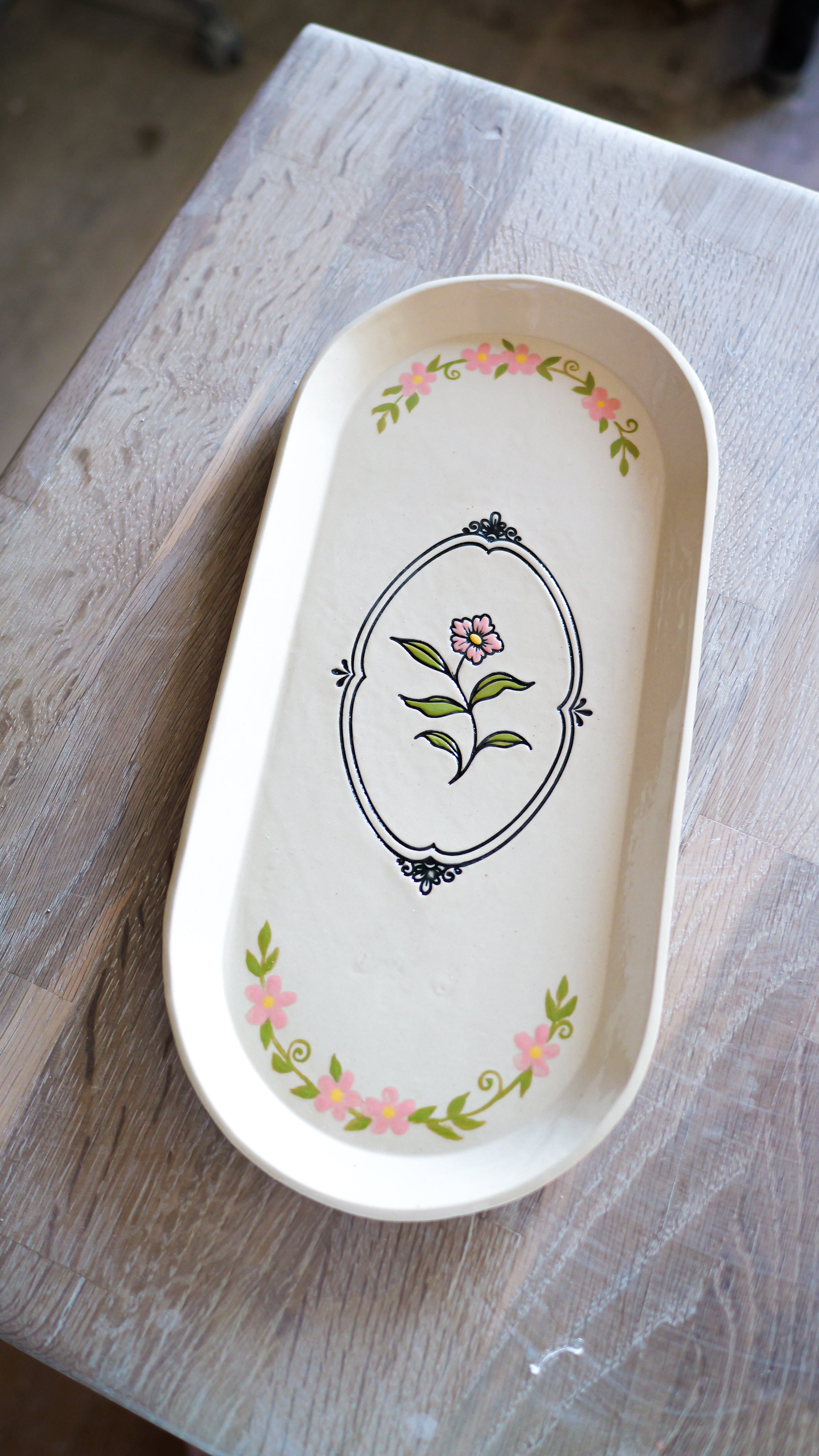 Plat fleuris